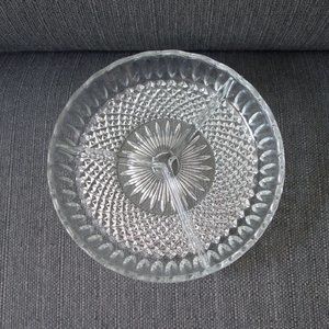 Glass Three Section Serving Dish